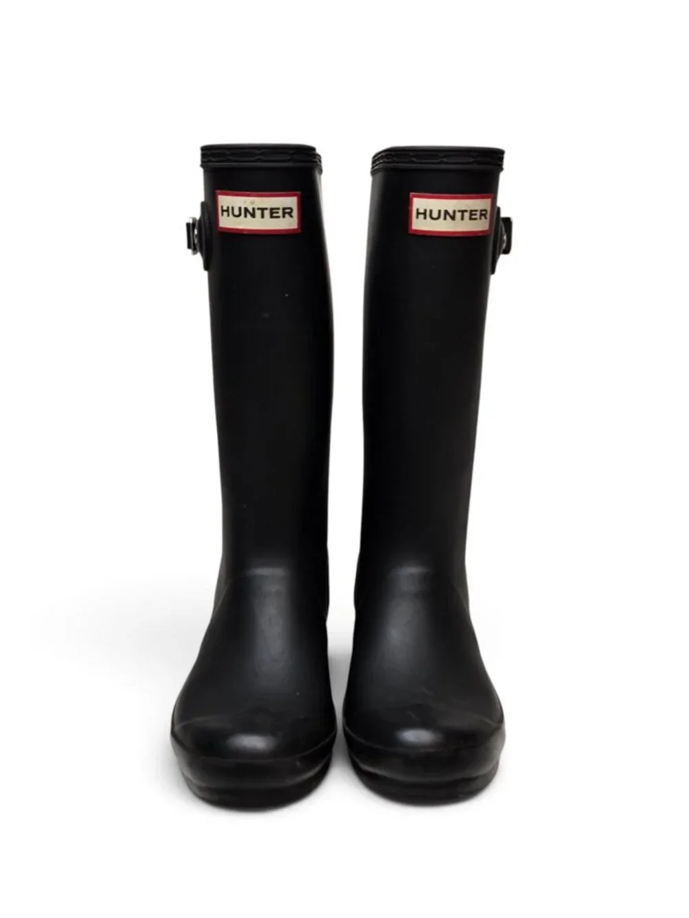 Hunter Tall Rain Boot Youth Black Weatherproof Waterproof Outdoor Water 1 B 2G